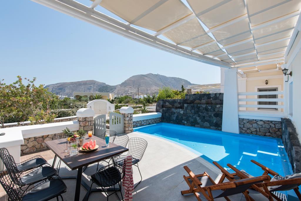 Secret Earth Villas - Santorini Kamári Exterior foto